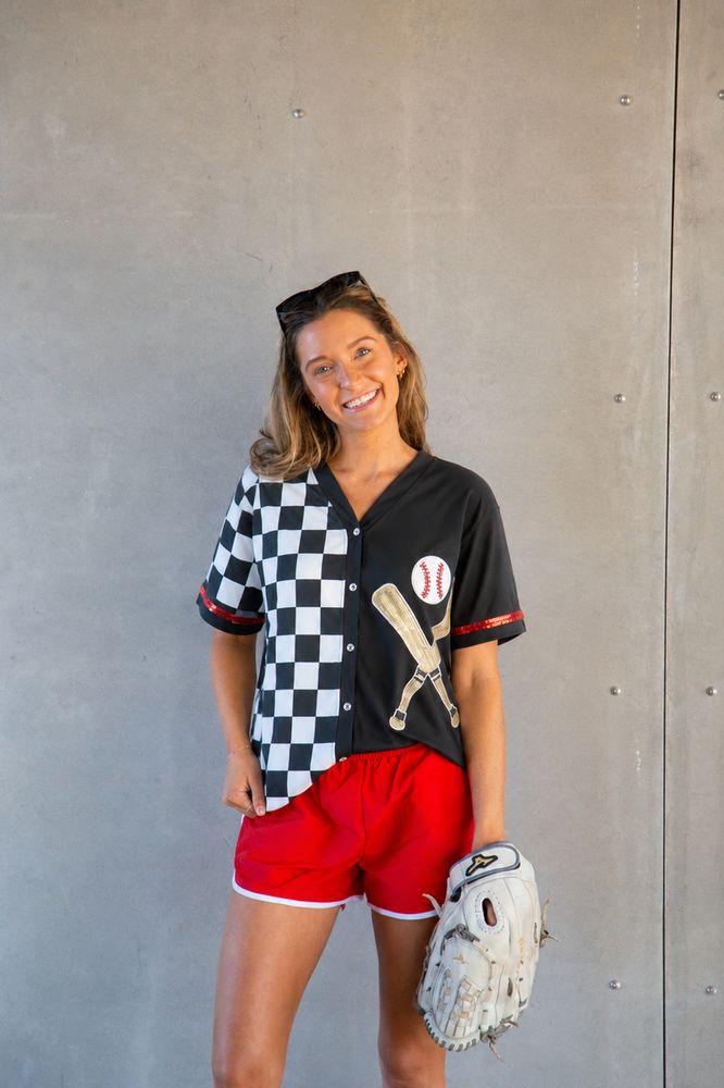 Checkerboard Baseball Jersey