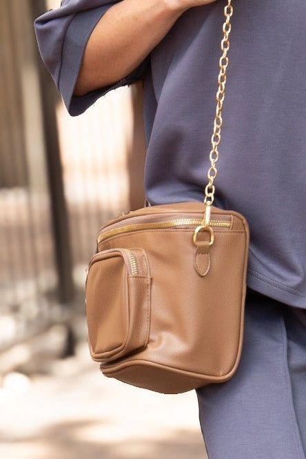 The Crosby Tan Bag
